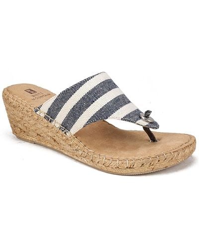 Wedgie Thong Sandals Beach Ball by White Mountain Multi Color