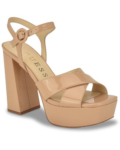 Guess Vallenn Platform Sandal - Metallic