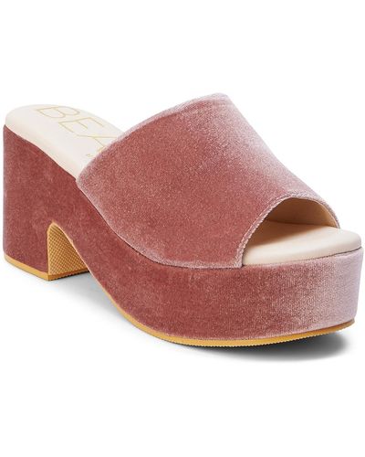 Matisse Terry Platform Sandal - Red