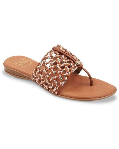 Andre Assous Nice Wedge Sandal - Brown