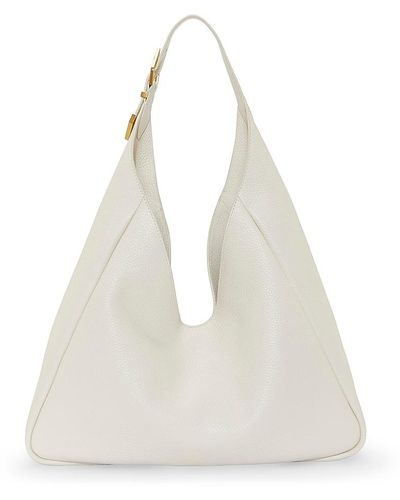 Vince Camuto Marza Leather Hobo Bag - White