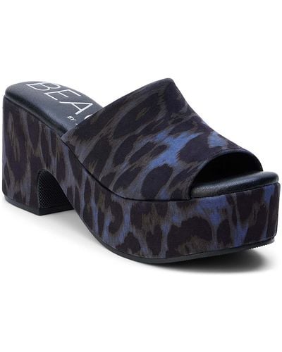 Matisse Terry Platform Sandal - Blue