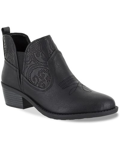 Easy Street Legend Western Bootie - Black