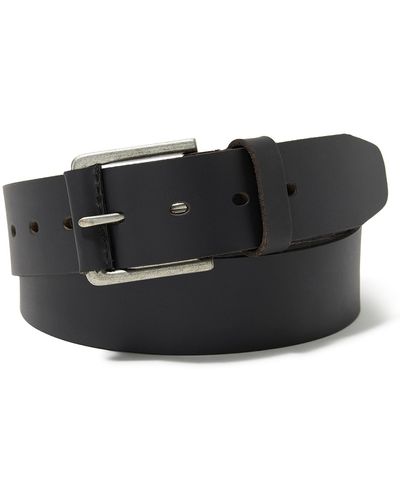 Timberland Pull Up Leather Belt - Black