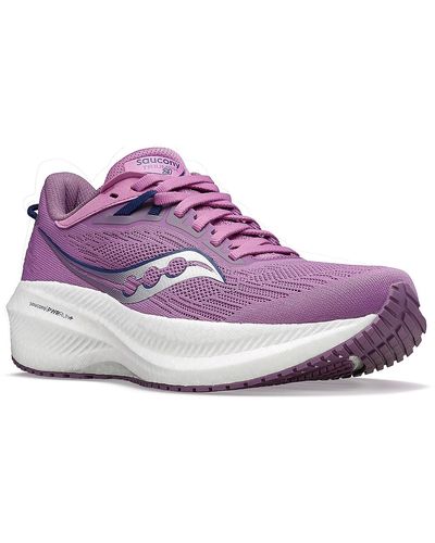 Saucony Triumph 21 Running Shoe - Purple