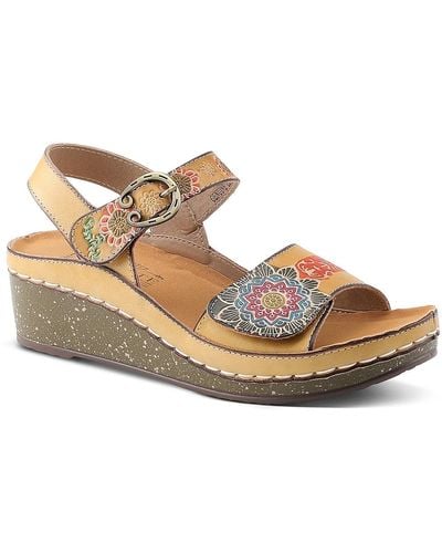 Spring Step Roshni Wedge Sandal - Multicolor