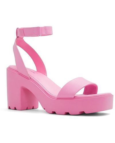 Call It Spring Wave Platform Sandal - Pink