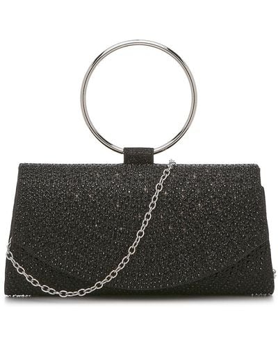 Kelly & Katie Lilly Ring Clutch - Black