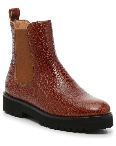 Andre Assous Peggy Platform Chelsea Boot - Brown