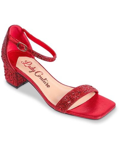 Lady Couture Dazzle Sandal - Red