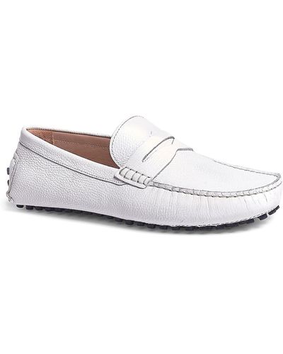 Carlos By Carlos Santana Ritchie Penny Loafer - White