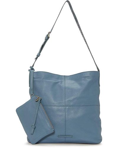 Lucky Brand Kora Leather Shoulder Bag - Blue