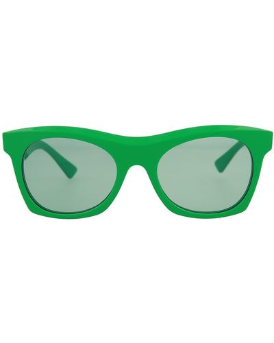 Bottega Veneta Retro Core Sunglasses - Green