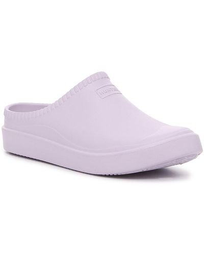 HUNTER In/out Bloom Clog - Purple