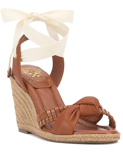 Vince Camuto Floriana Wedge Sandal - Brown
