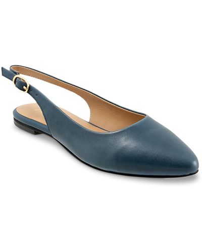 Trotters Evelyn Flat - Blue