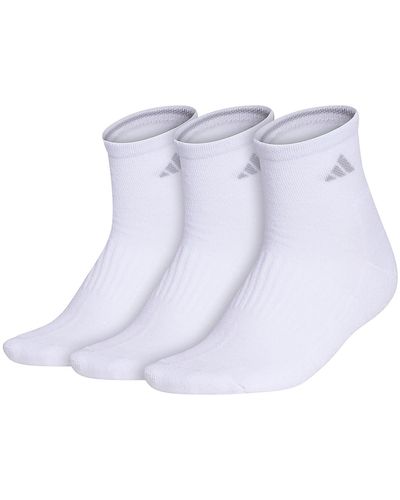 adidas Cushioned 3.0 Quarter Ankle Socks - White