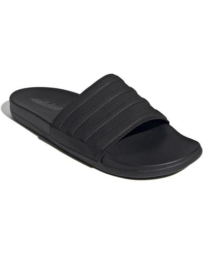 adidas Adilette Comfort Mono Slide Sandal - Black