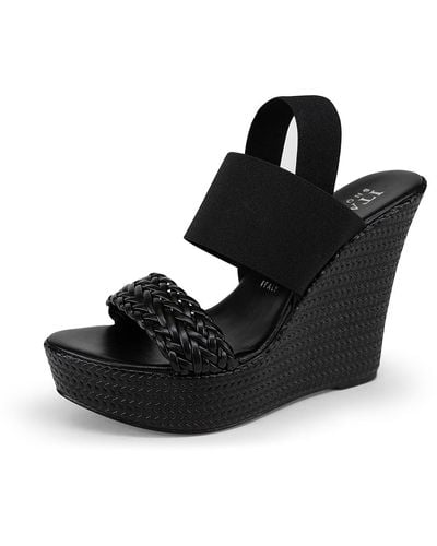 Italian Shoemakers Yira Platform Sandal - Black