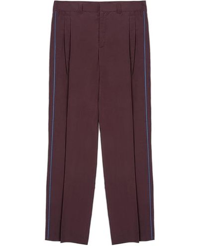 Ferragamo Tailored Sports Pants - Purple