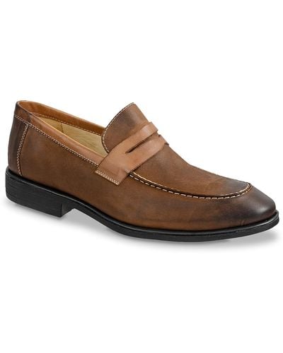 Sandro Moscoloni Taylor Penny Loafer - Brown