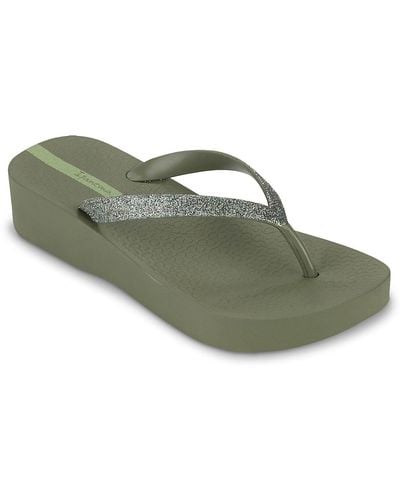 Ipanema Mesh Chic Platform Sandal - Green