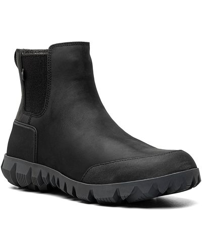 Bogs Arcata Urban Leather Chelsea Boot - Black
