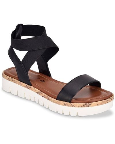 Unisa Brizza Platform Sandal - Black