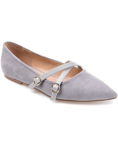 Journee Collection Patricia Flat - Gray