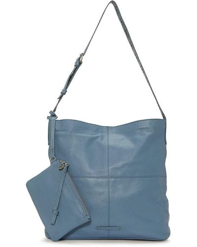 Lucky Brand Kora Leather Shoulder Bag - Blue