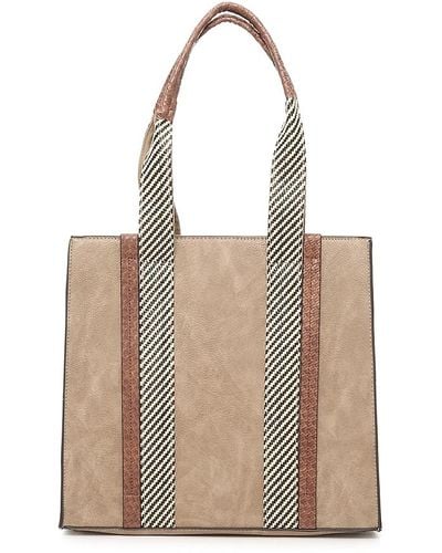 Kelly & Katie Woven Handle Tote - Natural