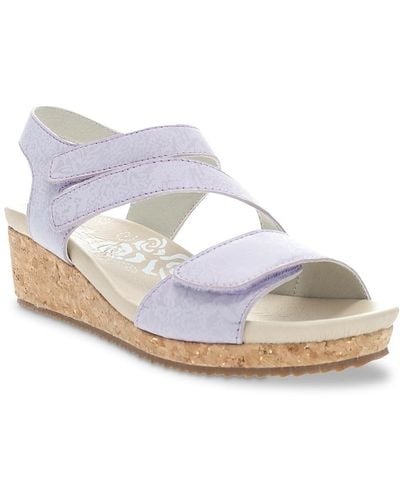 Propet Millie Wedge Sandal - Purple