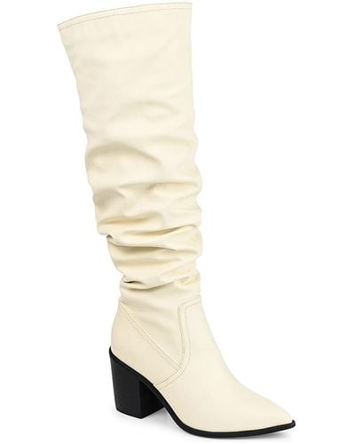 Journee Collection Pia Wide Calf Over-the-knee Boot - Black
