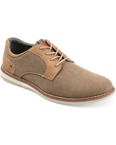Vance Co. Romano Derby Shoe - Natural