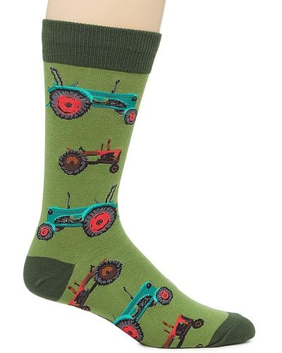 Socksmith Tractor Crew Socks - Green