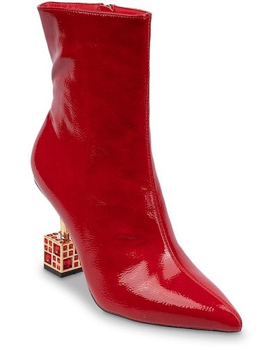 Lady Couture Crown Bootie - Red