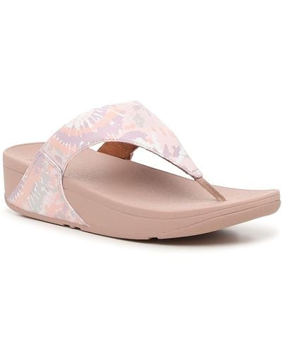 Fitflop Lulu Wedge Sandal - Pink