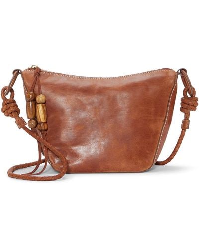 Lucky Brand Demi Leather Crossbody Bag - Brown