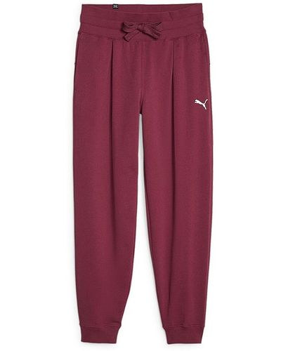 PUMA Her High-rise Pants - Red