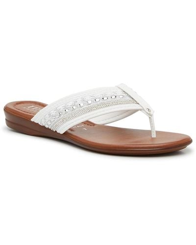Italian Shoemakers Zali Sandal - White