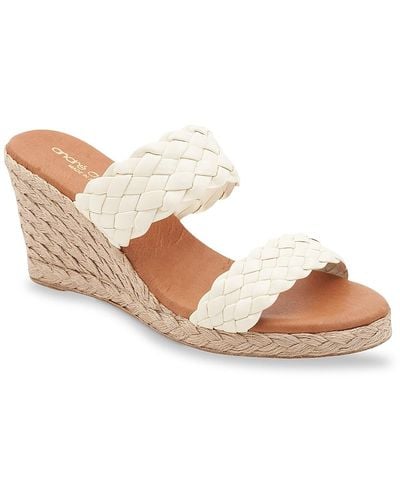 Andre Assous Aria Espadrille Wedge Sandal - White