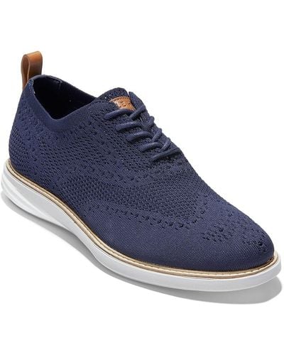Cole haan grand motion gray stitchlite lace ups best sale