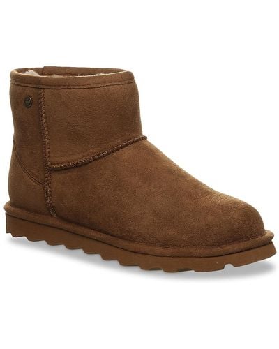 BEARPAW Alyssa Bootie - Brown