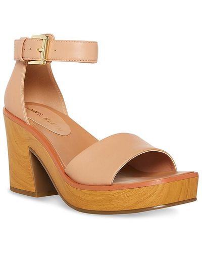 Anne Klein Kellie Platform Sandal - Brown