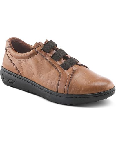 Spring Step Pinna Slip-on Sneaker - Brown