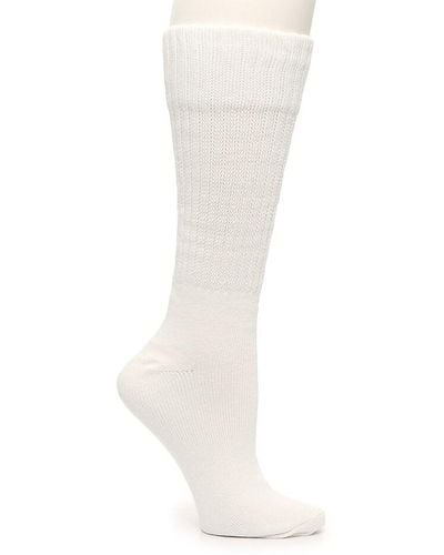 Mix No 6 Slouchy Cable-knit Crew Socks - Black