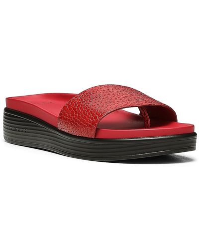 Donald J Pliner Fiji Wedge Sandal - Red