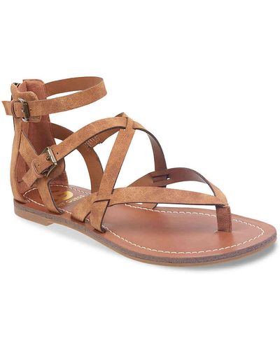 g by guess Light Brown Howy Gladiator Sandal
