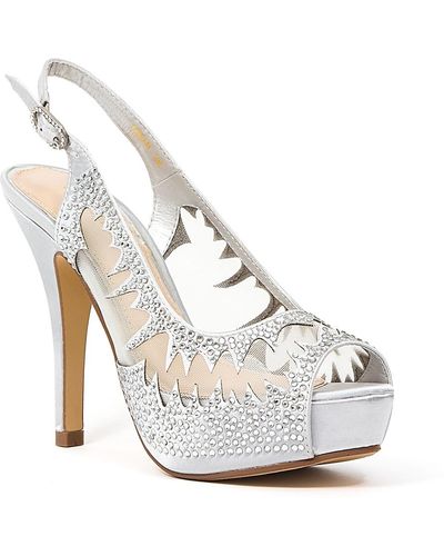 Lady Couture Dream Platform Sandal - White