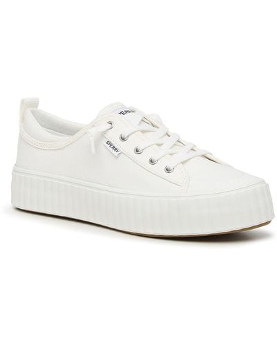 Sperry Top-Sider Seacycled Pier Wave Platform Sneaker - White